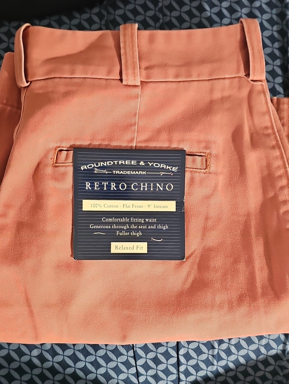Roundtree & Yorke Pink Retro Chino Shorts